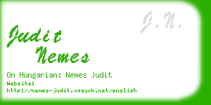 judit nemes business card